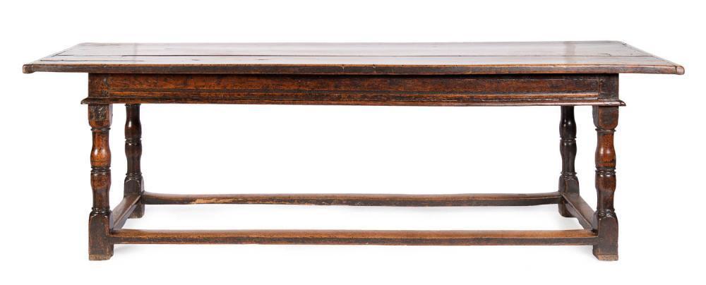 An Early 18th Century English Oak Refectory Table (GS. 390)