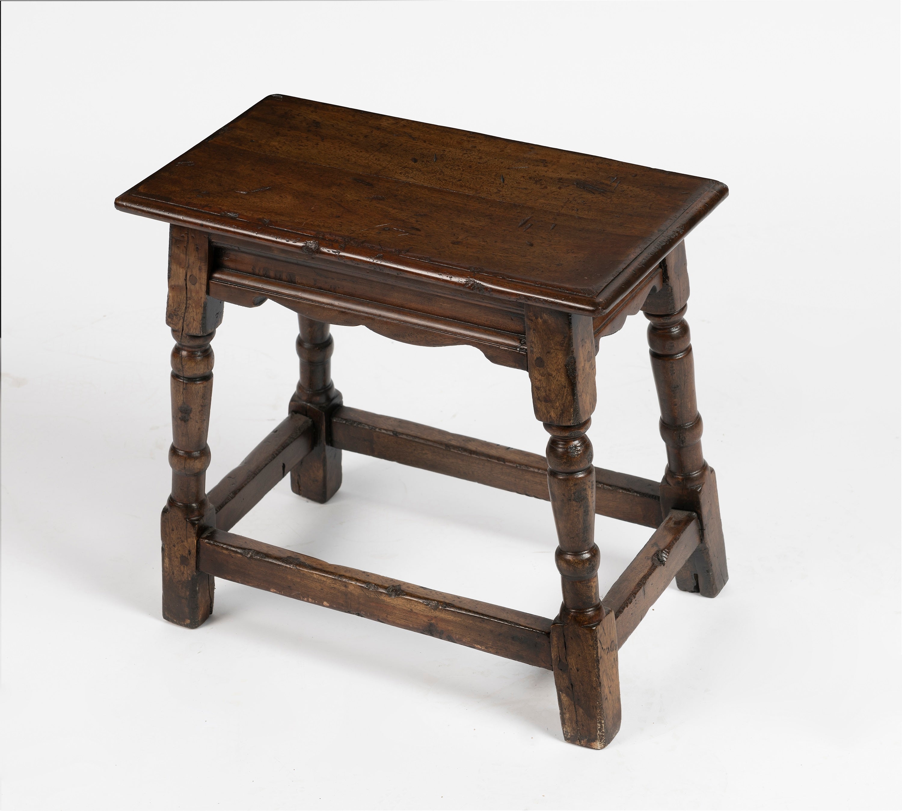 A Joined Stool in Oak