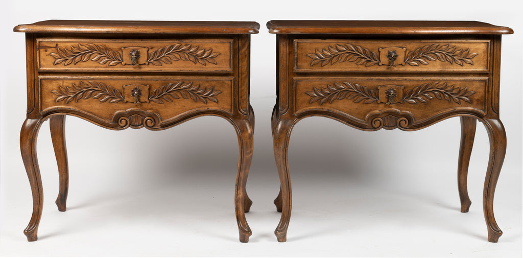 A Louis XV Style Fern Motif Occasional Table