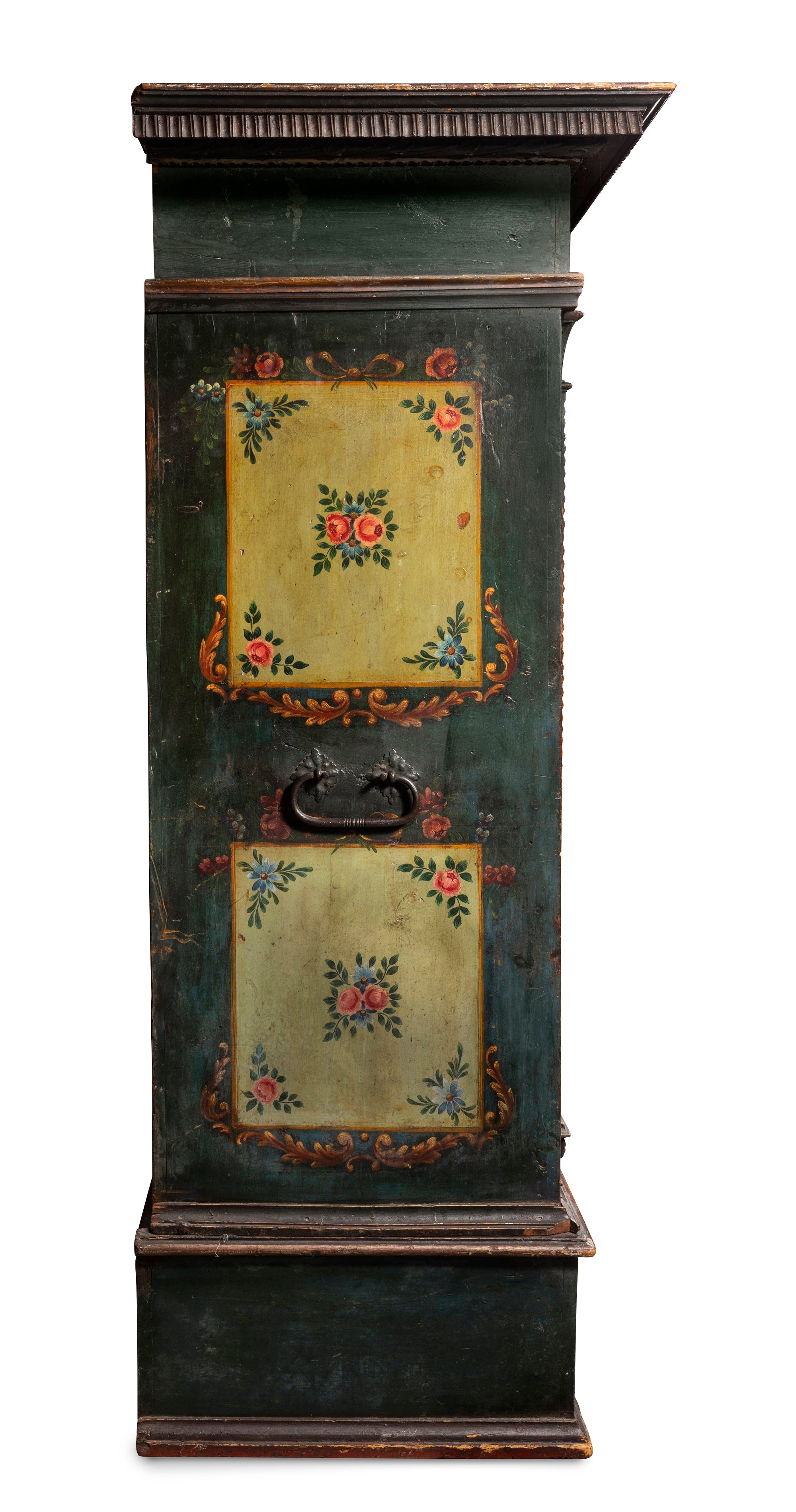 A Late 18th Early 19th Century Flemish Pained Cabinet