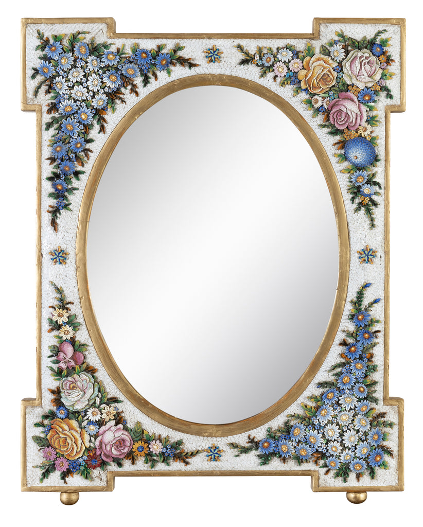 A 19th Century Venetian Micro Mosaic Framed Mirror (GS. 141)