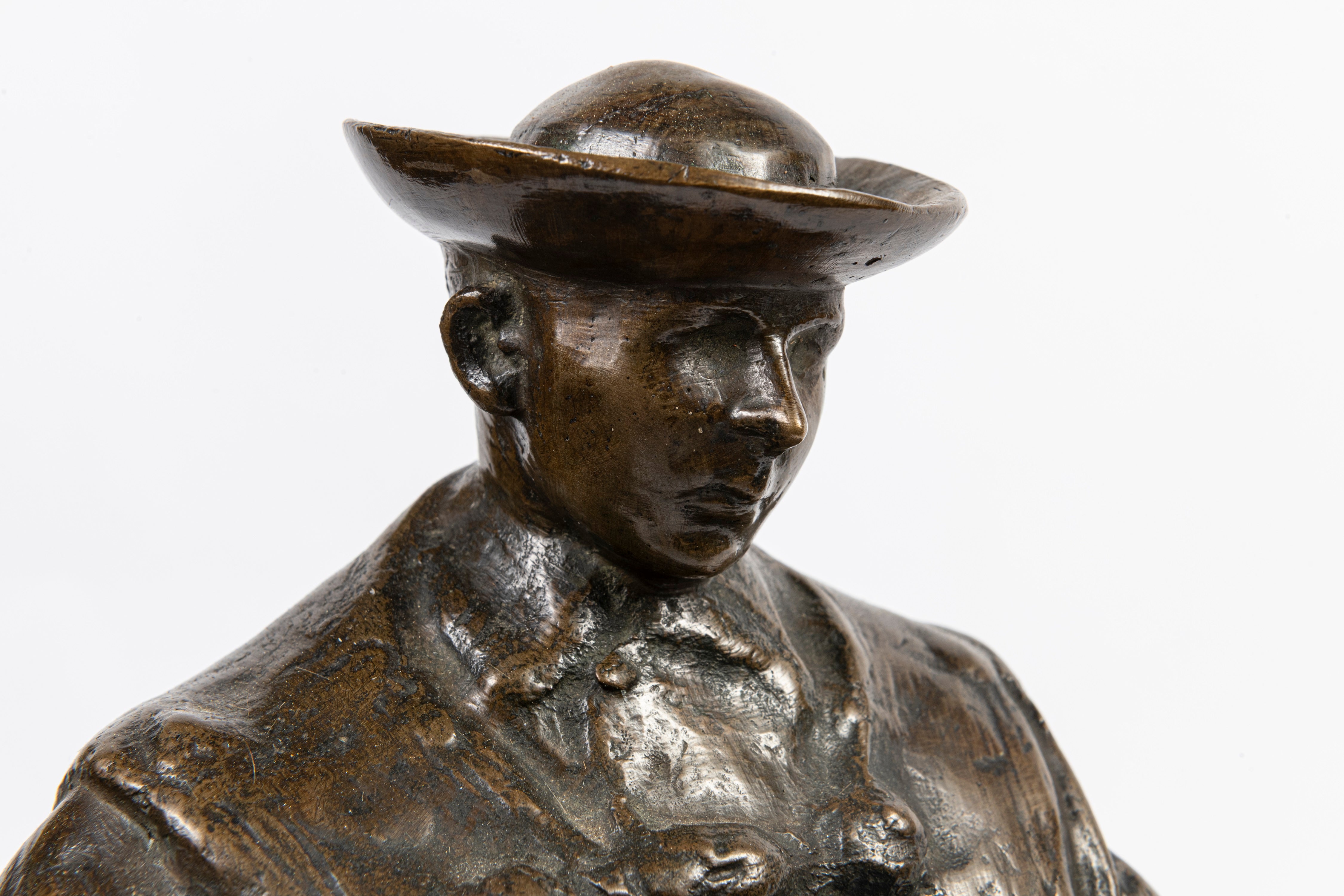 A Bronze Figure of Csikos by Hungarian Sculptor László Beszédes, Late 19th or Early 20th Century (GS 289)