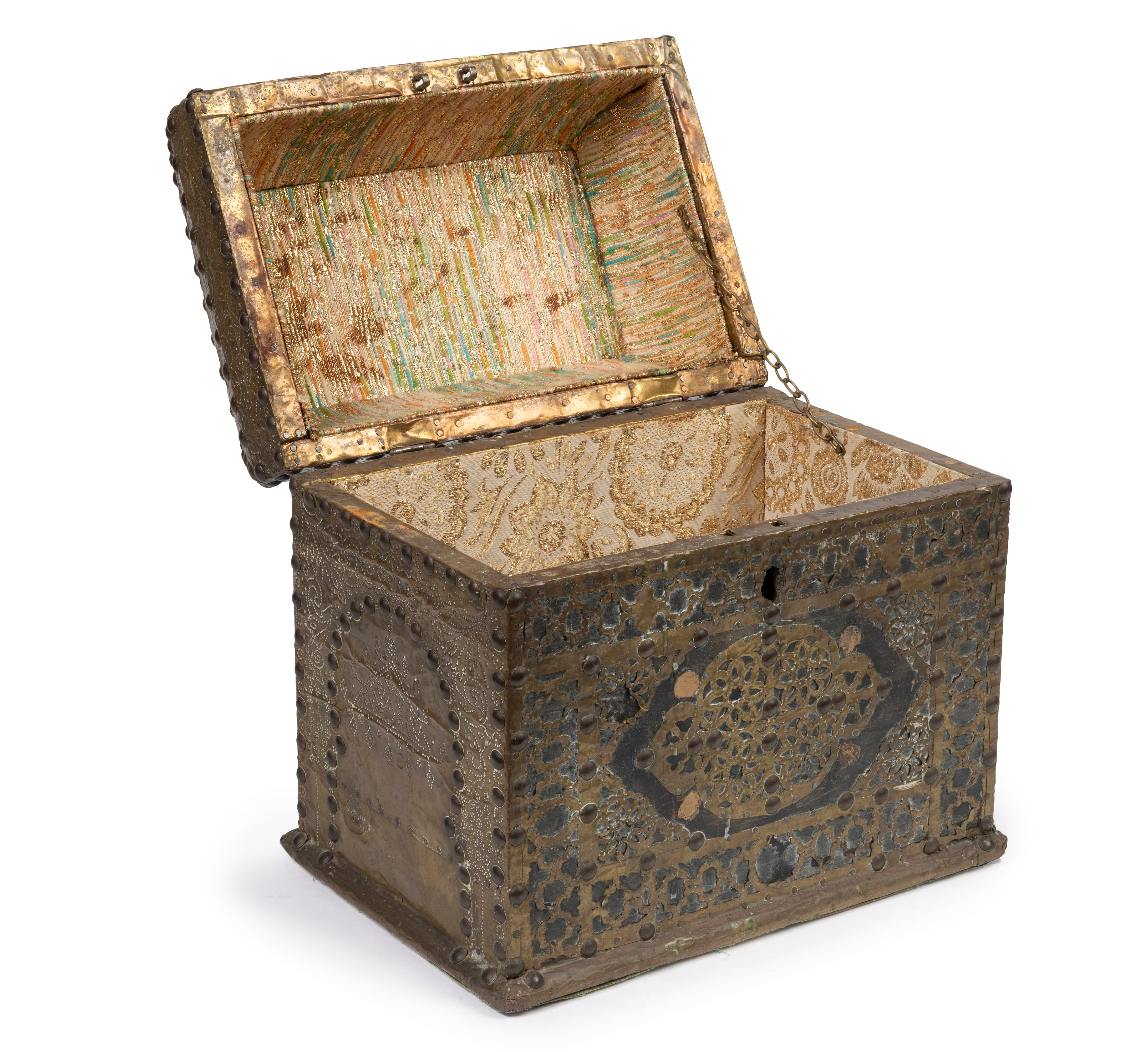 A Late 19th Century Gilt-Metal Embellished Box (GS 350)