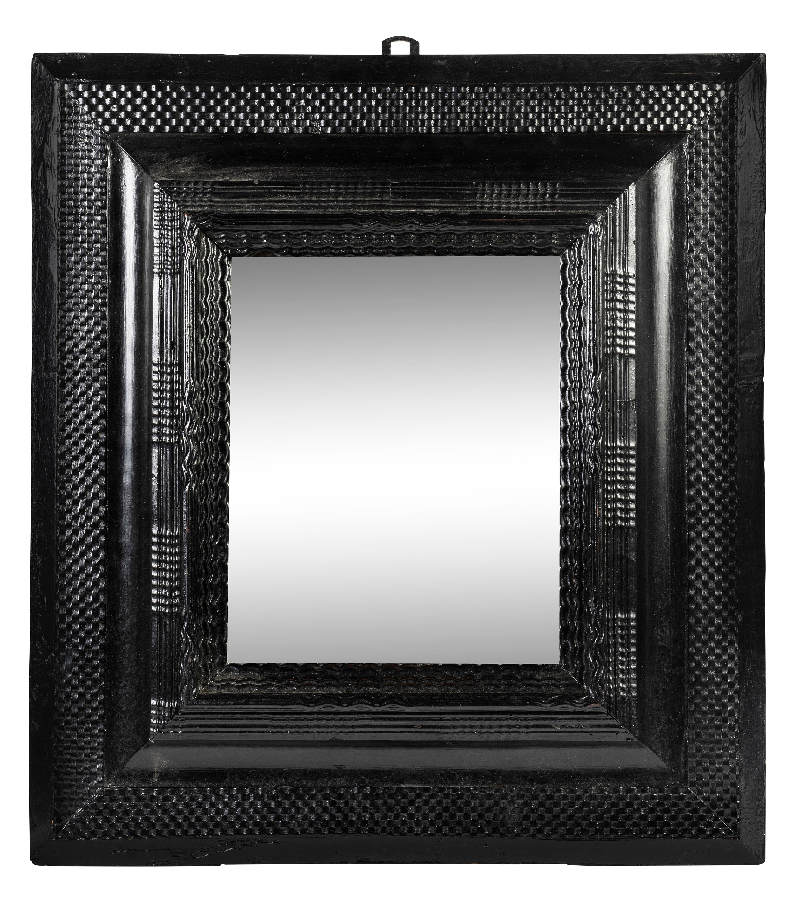 An Ebonized Mirror, Flemish 19th Century (GS. 434)