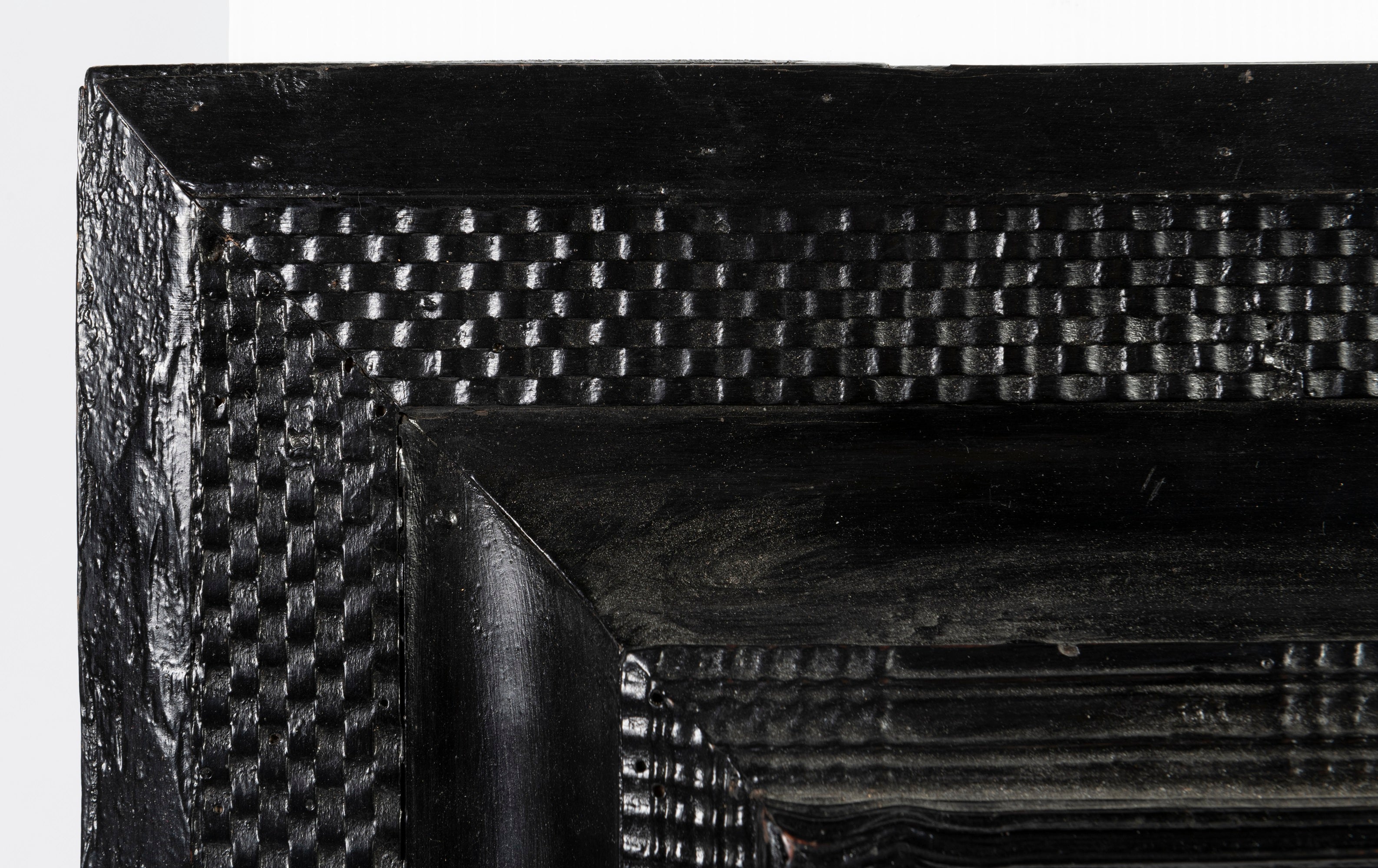 An Ebonized Mirror, Flemish 19th Century (GS. 434)