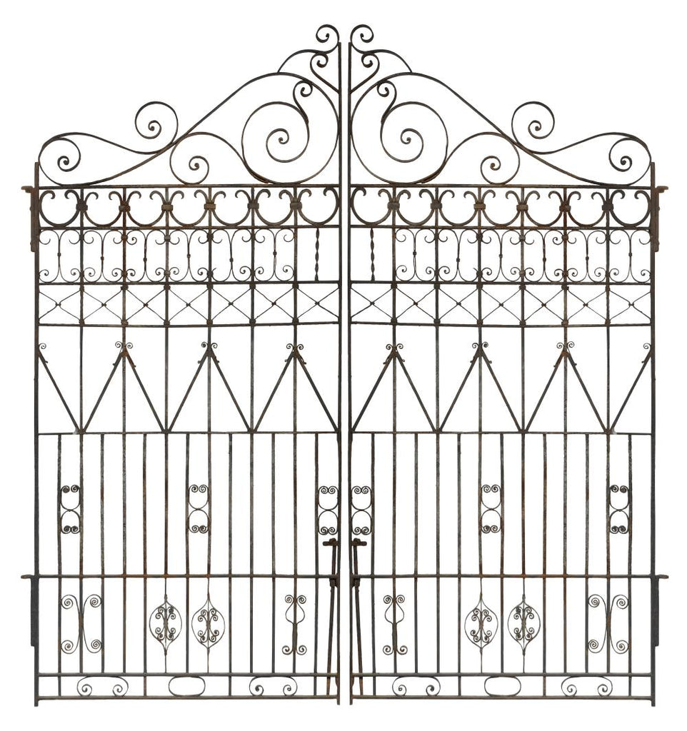 A Pair of Wrought Iron Gates