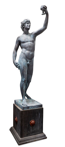A Stone Composite Figure of Bacchus
