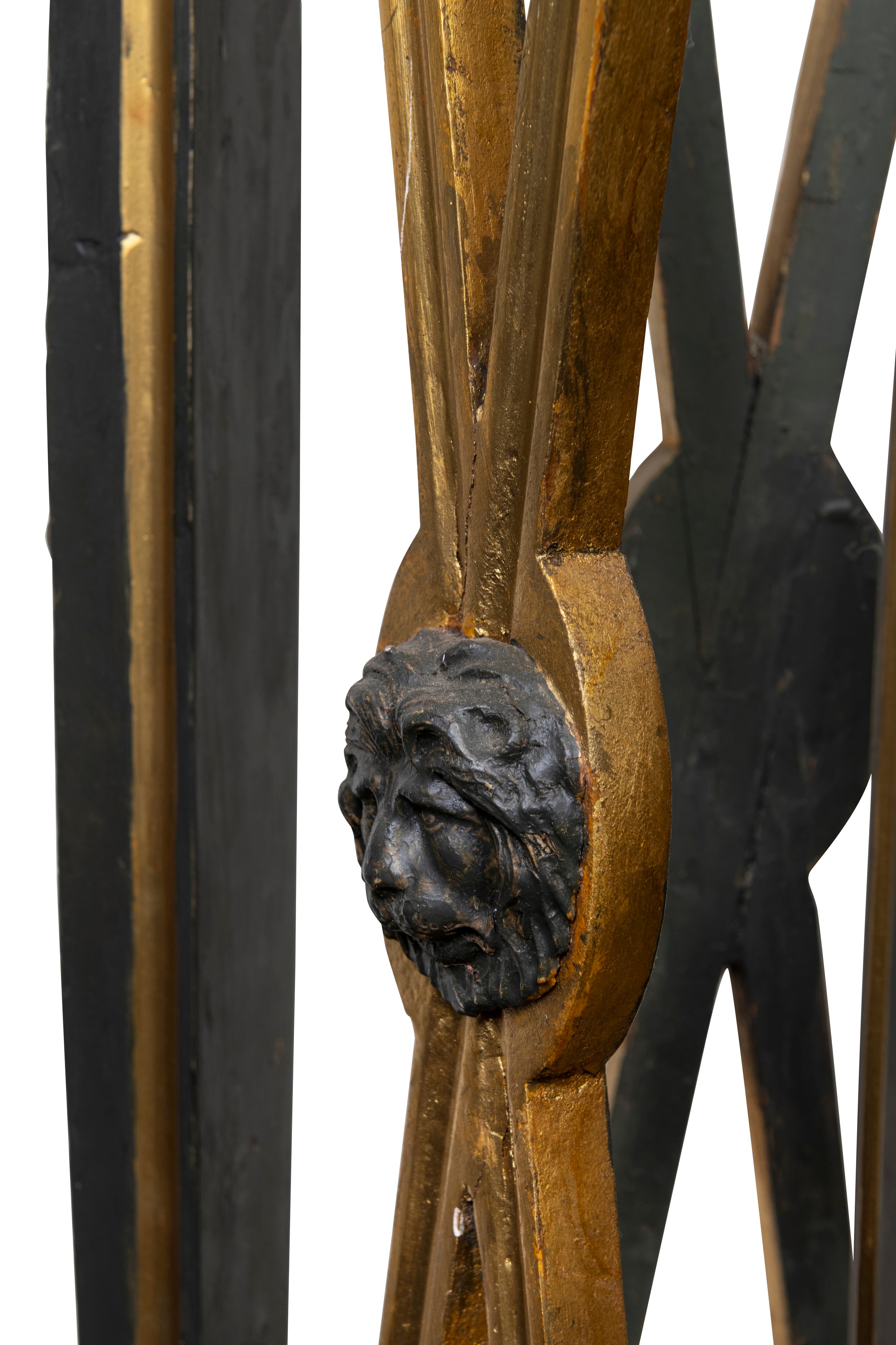 A Pair of French Empire Marble and Polychrome Gueridons