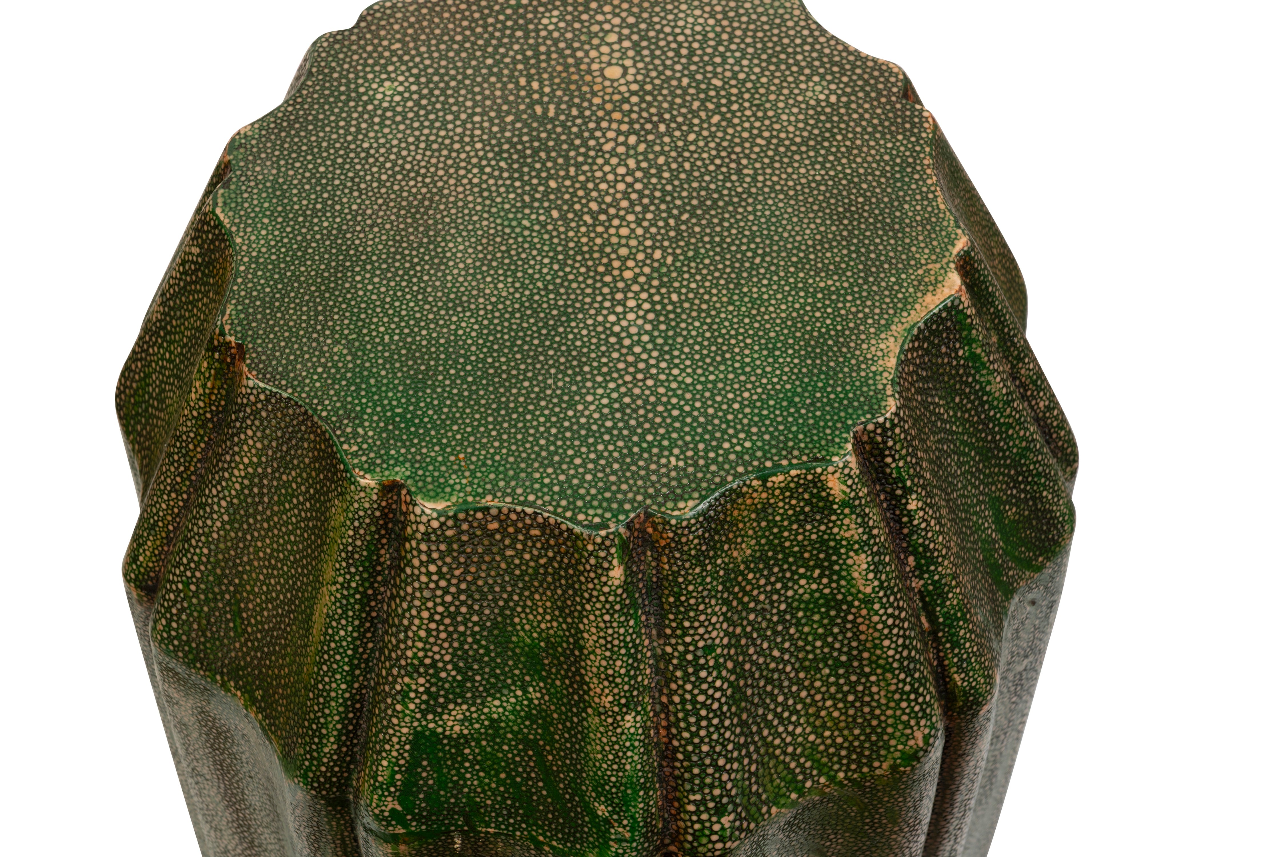 Shagreen Style Stool