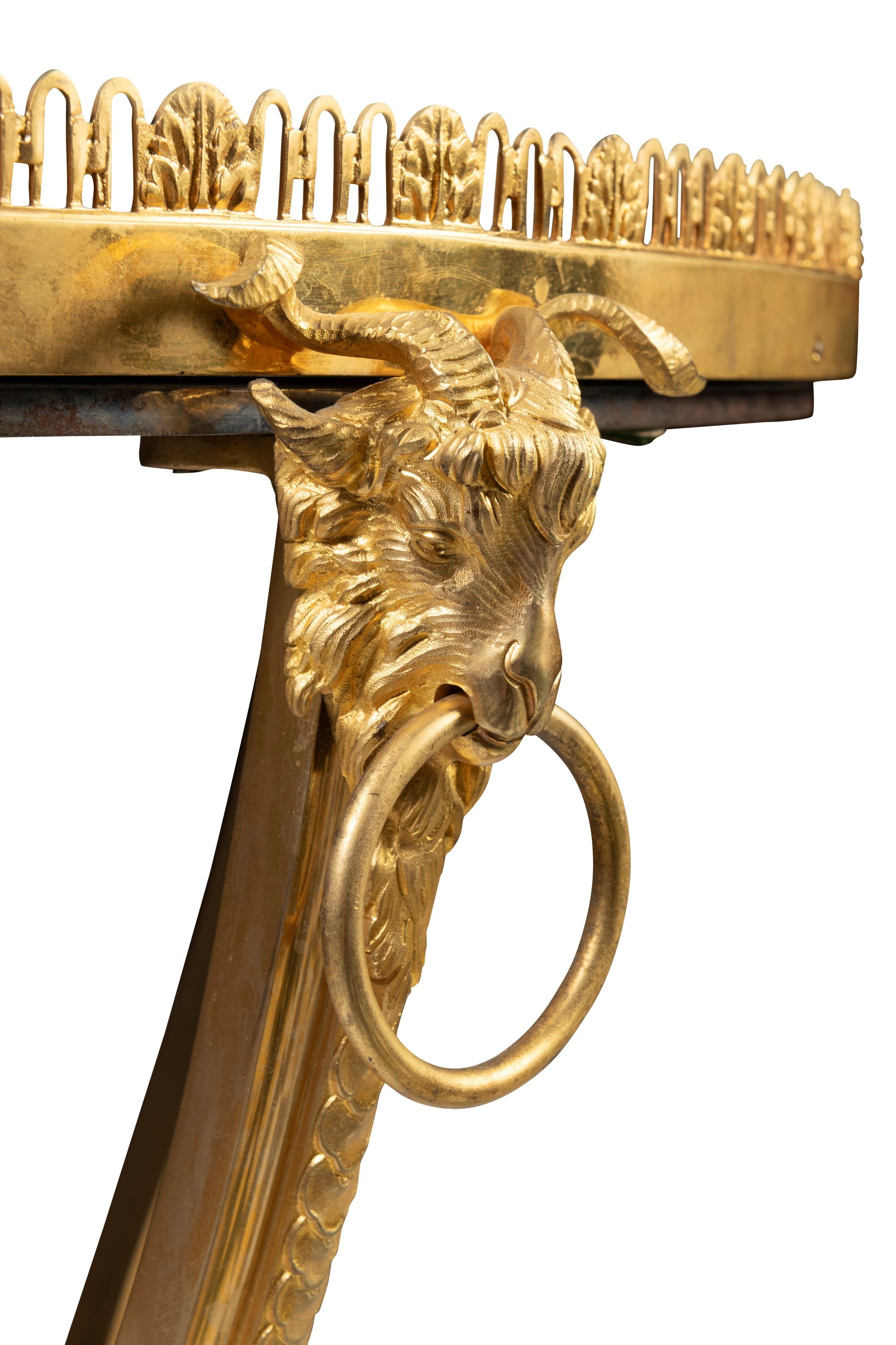 A French Gilt Bronze and Marble Top Gueridon, circa 1820 (GS 18)