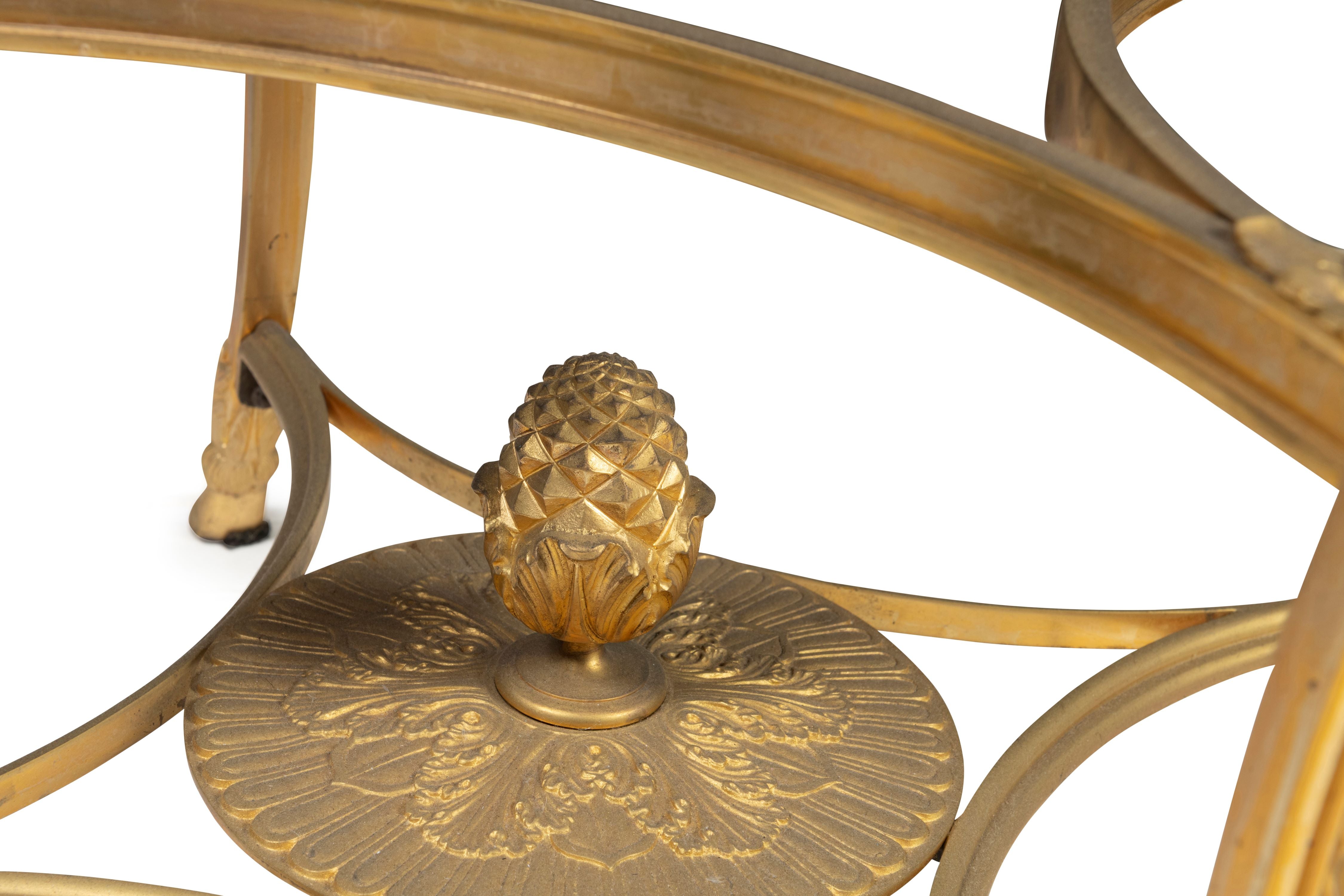 A French Gilt Bronze and Marble Top Gueridon, circa 1820 (GS 18)