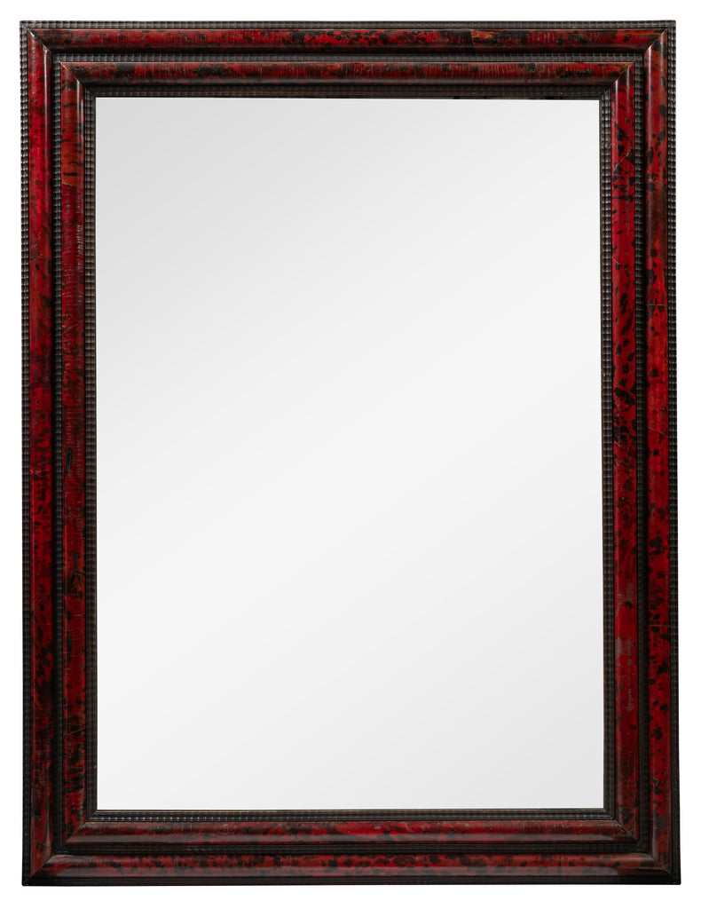 A 19th Century English Tortoiseshell Cushion Fronted Mirror (GS 73)