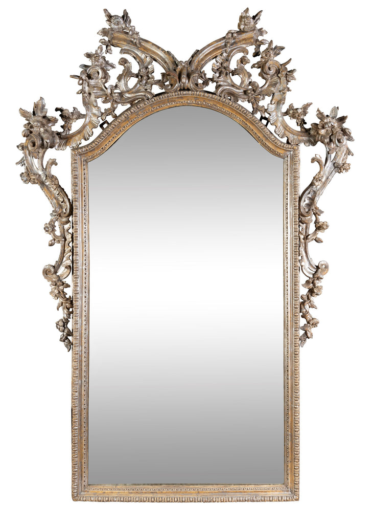 An Italian Silver Gilt Mirror, 18th Century (GS 360)