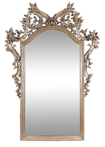 An Italian Silver Gilt Mirror, 18th Century (GS 360)