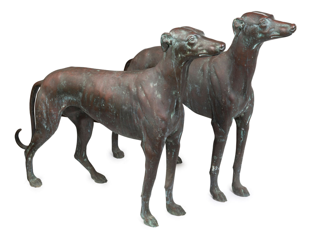 A Pair of Bonze Sight Hounds (GS 8.)