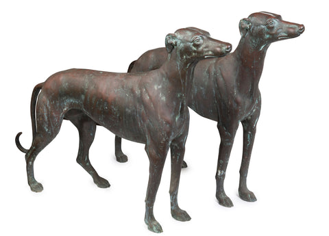 A Pair of Bonze Sight Hounds (GS 8.)