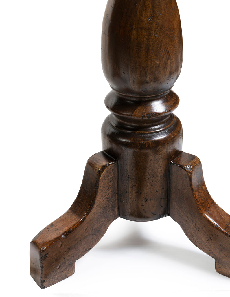 A Pair of Oak Occasional Tables on Turned Bases