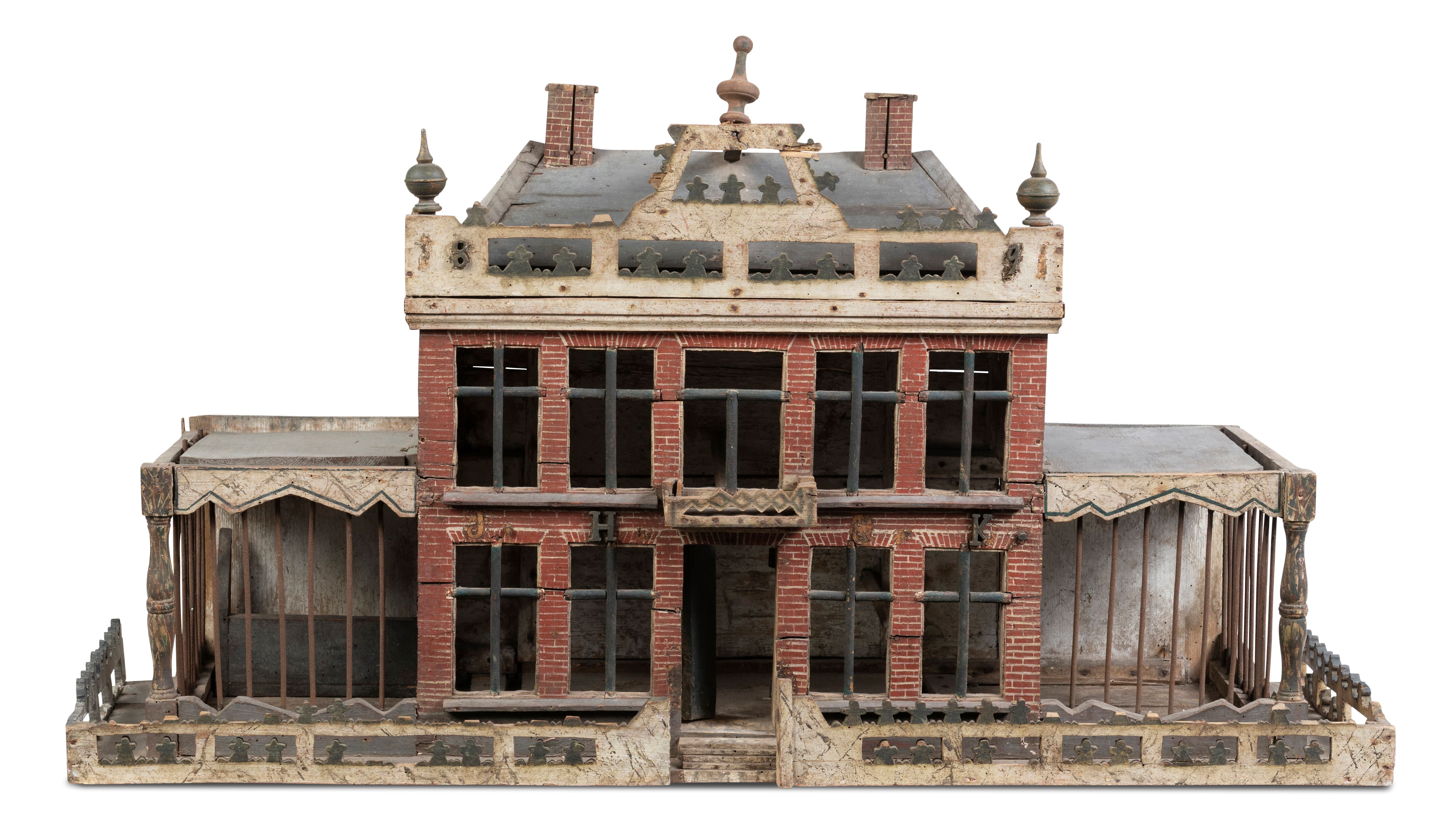 A 19th Century Dutch Architectural Bird Cage (GS 297)