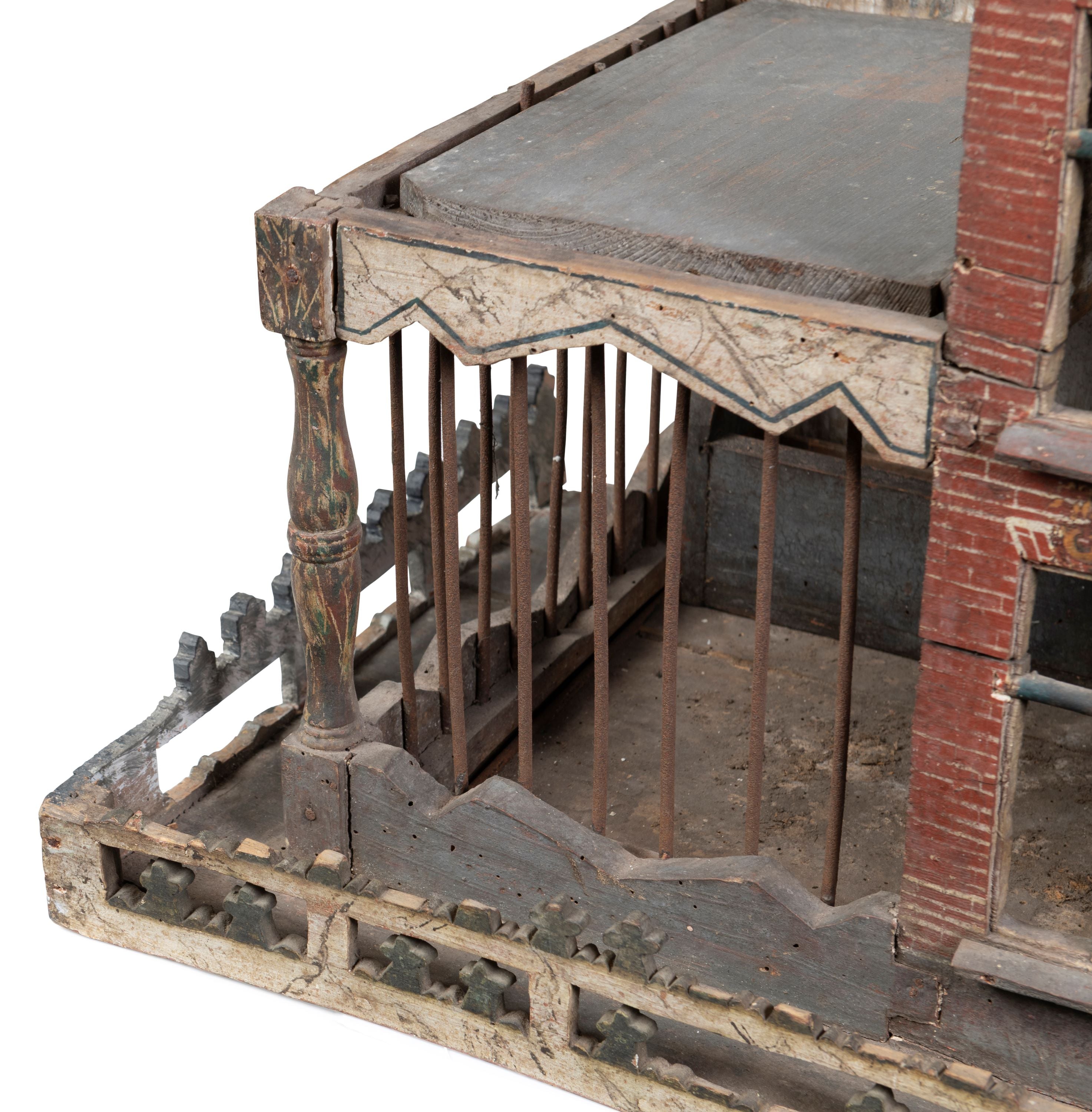A 19th Century Dutch Architectural Bird Cage (GS 297)
