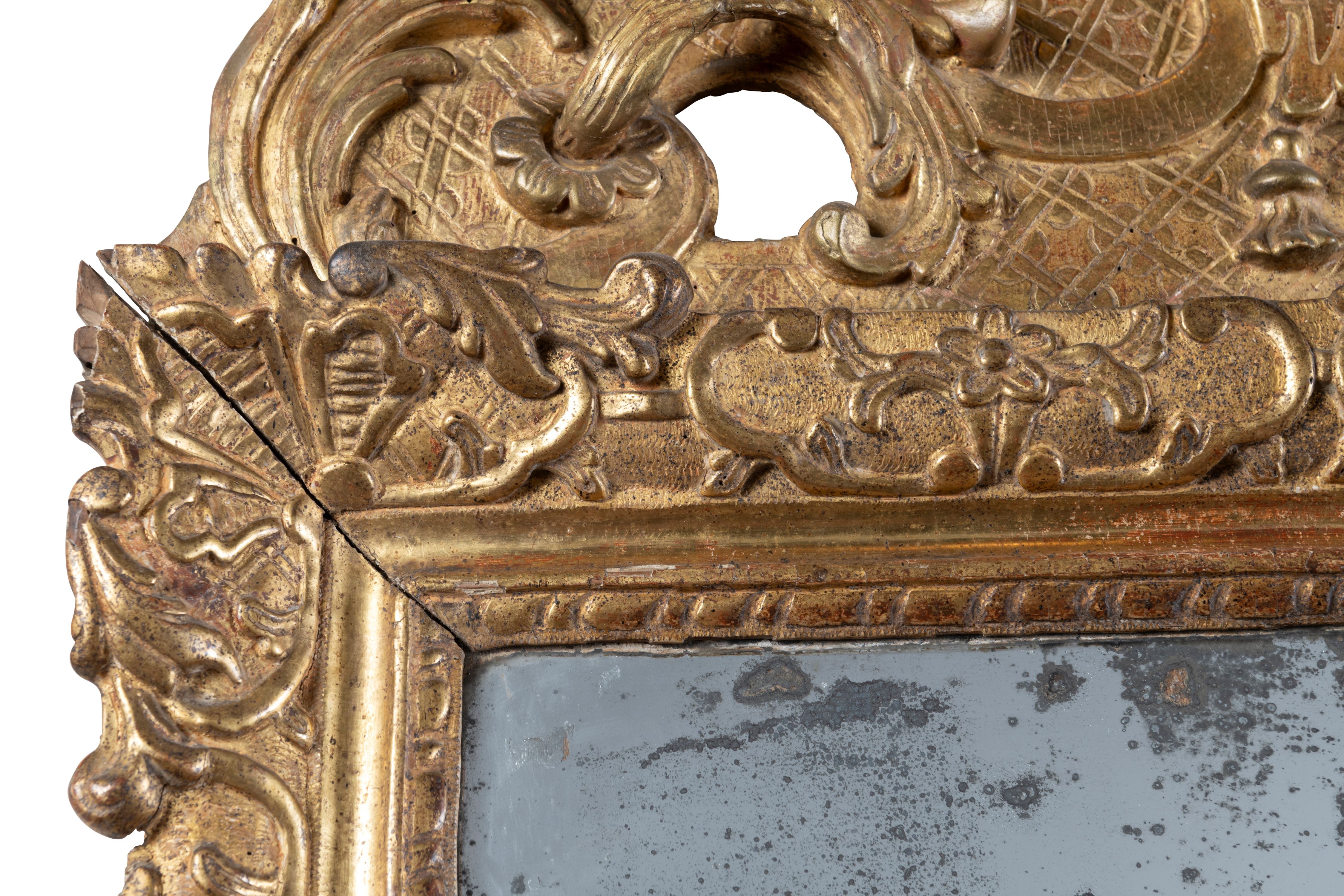 A French Giltwood Mirror, 18th Century (GS 385)