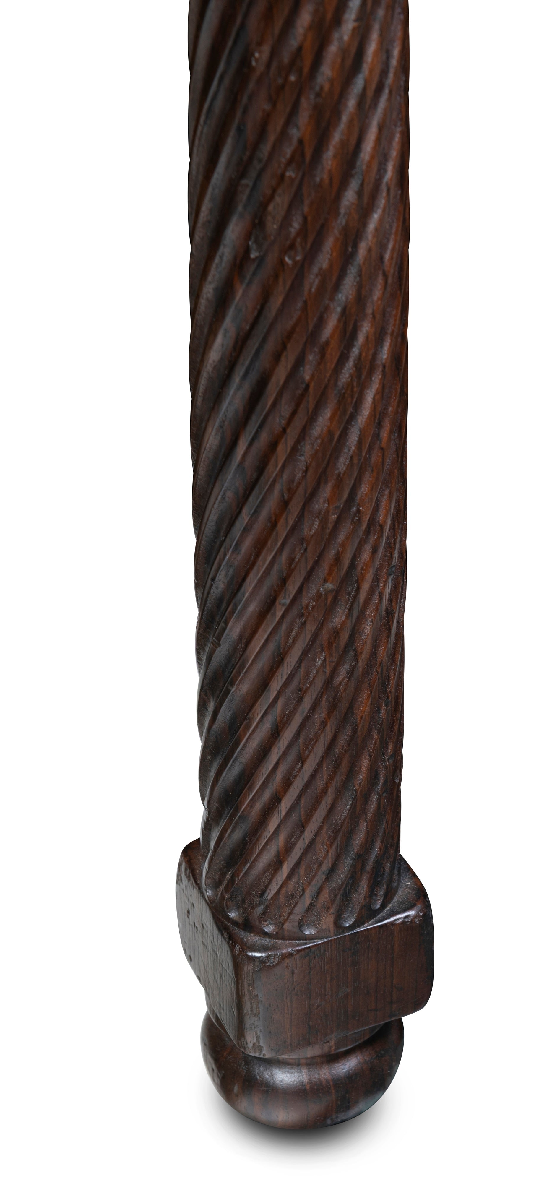 A Finely Carved Walnut Portuguese Style Side Table