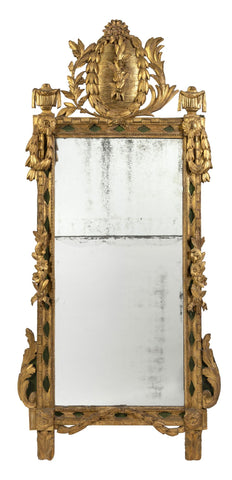 An 18th Century Louis XVI Giltwood Mirror