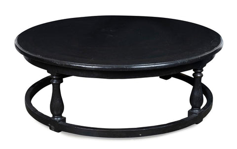 A Round Parquetry Top Coffee Table
