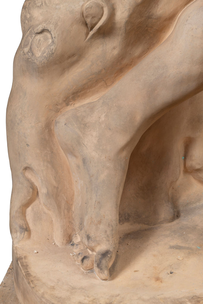 A Terracotta Statue of Discobolus, 19th Century (GS 157)