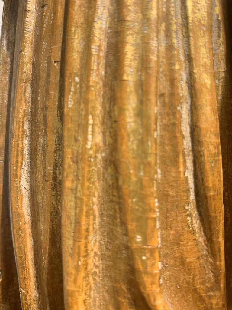 An 18th Century Italian Polychrome Figure of a Saint (GS. 283)