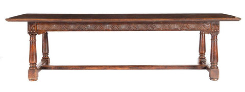 A 17th Century Cromwellian English Oak Refectory Table