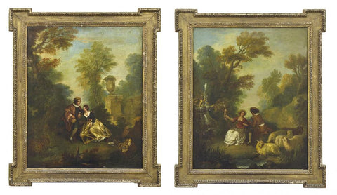 A Pair of 18th Century French School Paintings