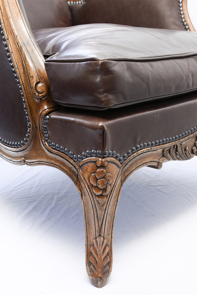 A Pair of Louis XV Style Bergeres