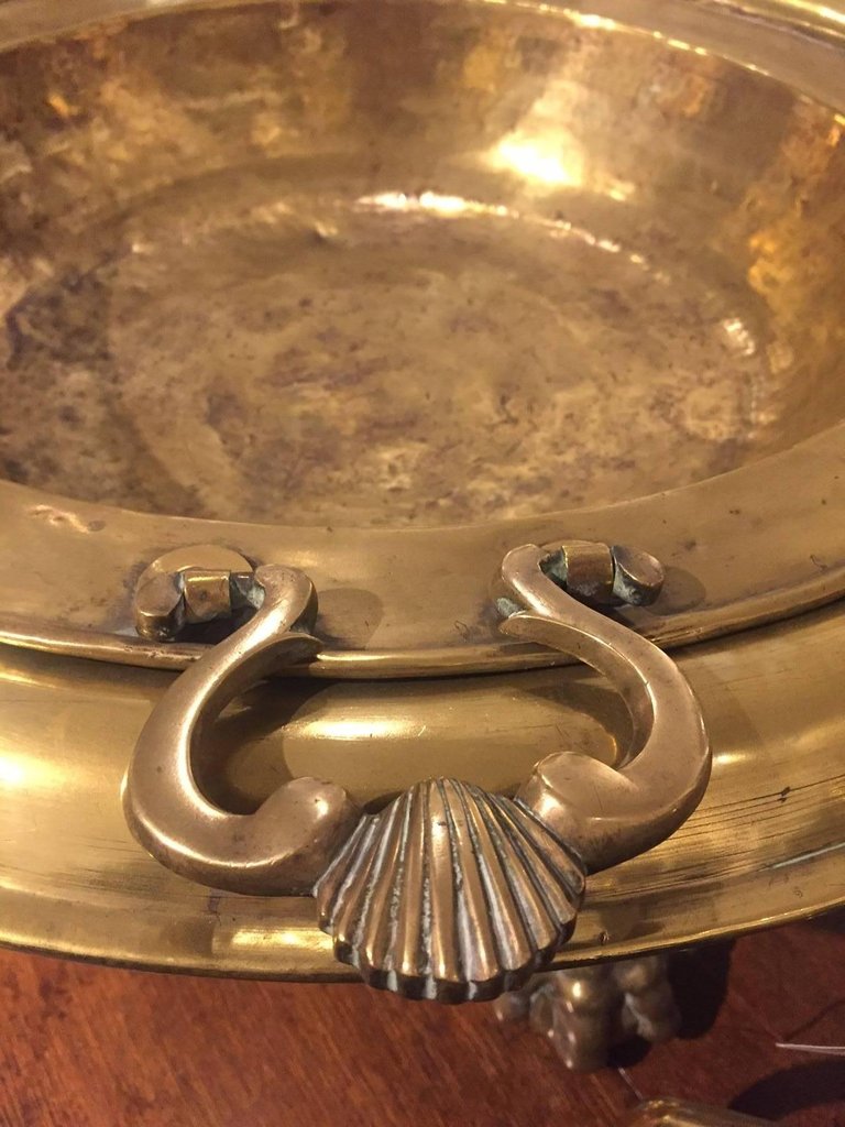 A Substantial 19th Century Spanish Copper and Brass Brazier