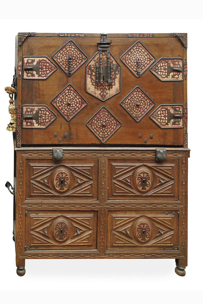 A 17th Century Spanish Walnut Vargueno