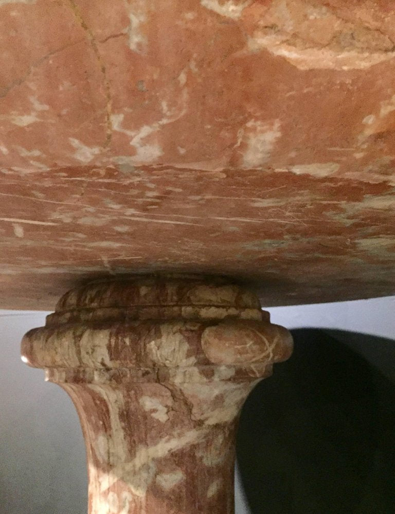 A French 17th Century Breche Marble Font
