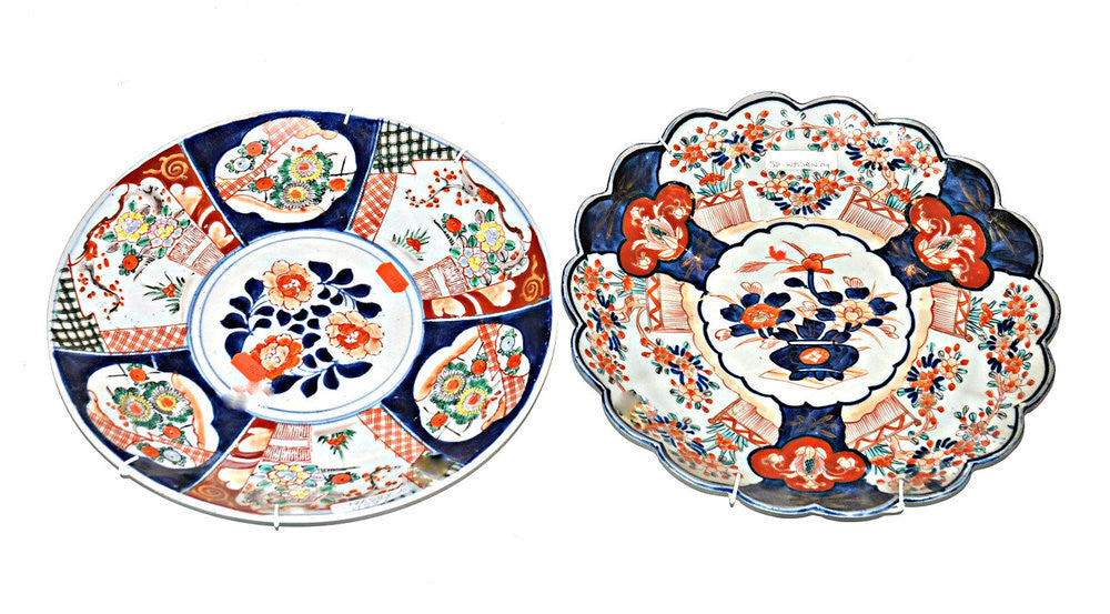 A Pair of Imari Plates