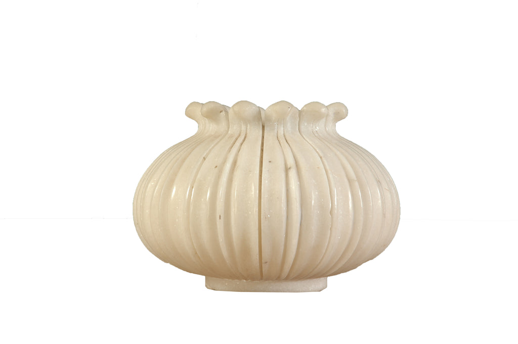 Small Marble Lotus Bowl