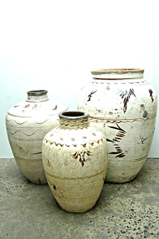 A Collection of Chinese Grain Jars, Ming Dynasty
