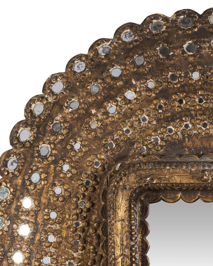 A Timber Peacock Mirror