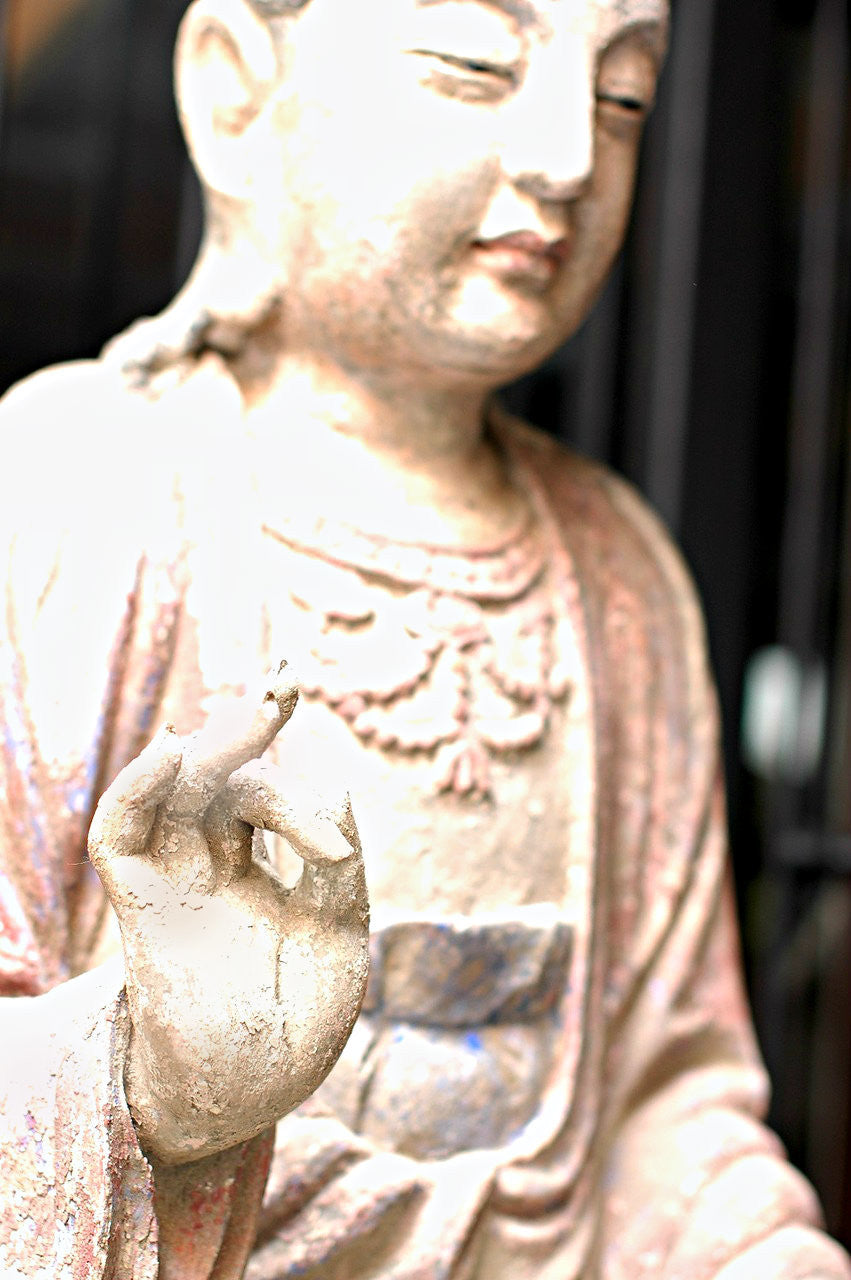 A Chinese Carved Wood Figure of a Guanyin, Ming Dynasty (1368 - 1644) GS 367