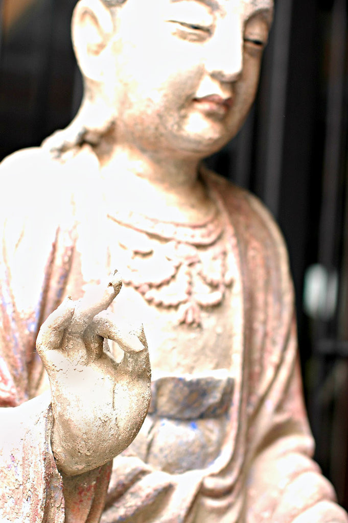 A Chinese Carved Wood Figure of a Guanyin, Ming Dynasty (1368 - 1644) GS 367