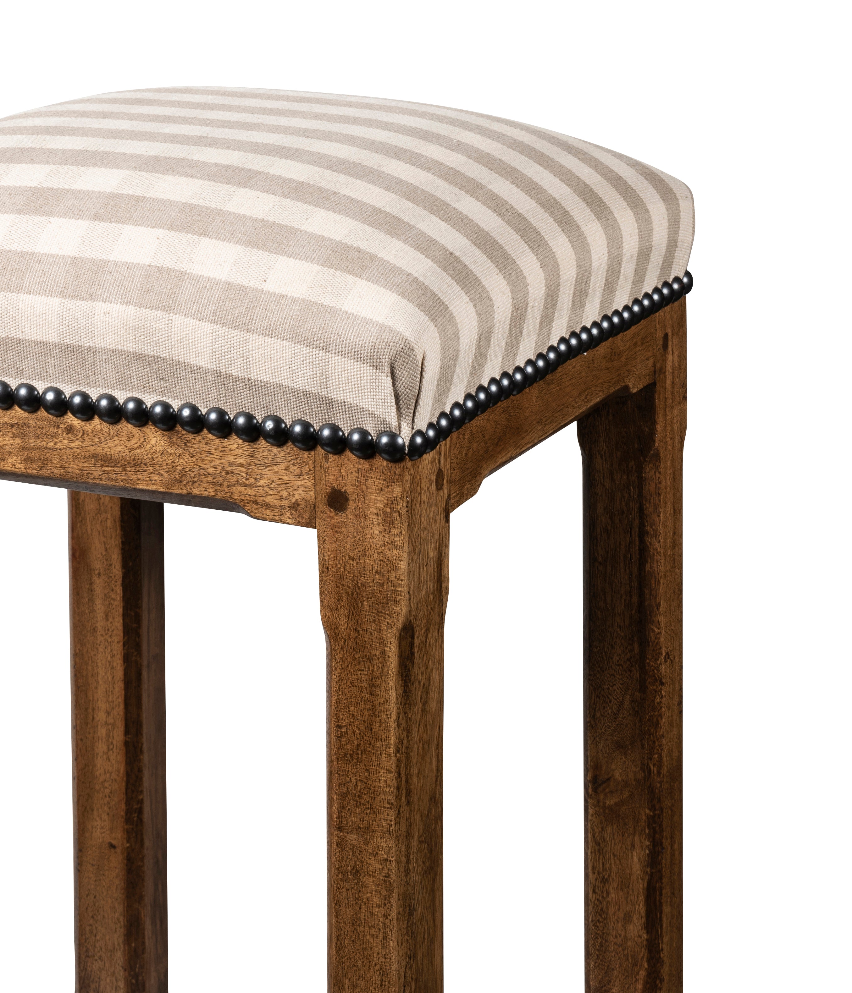 Chamfered Leg Bar Stools