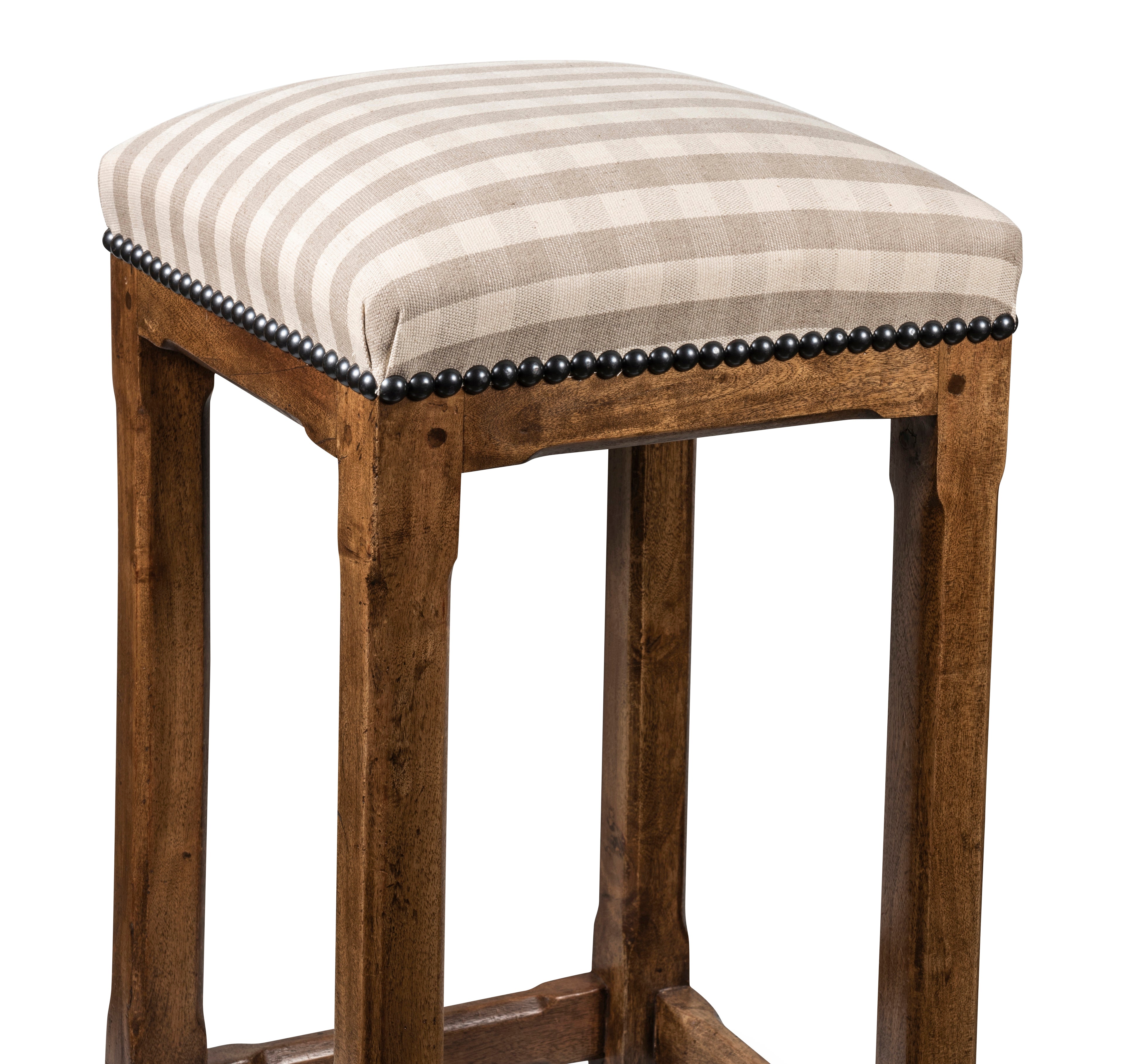 Chamfered Leg Bar Stools