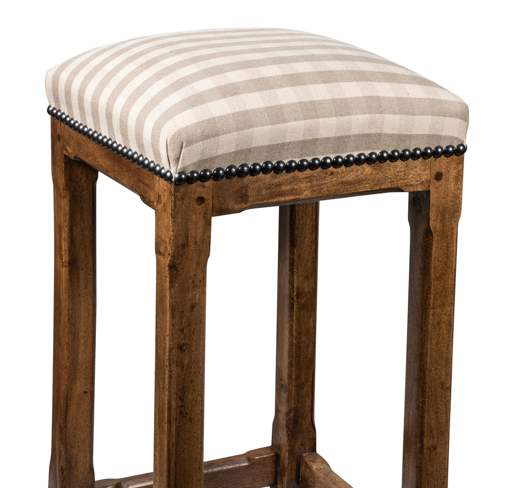 Chamfered Leg Bar Stools