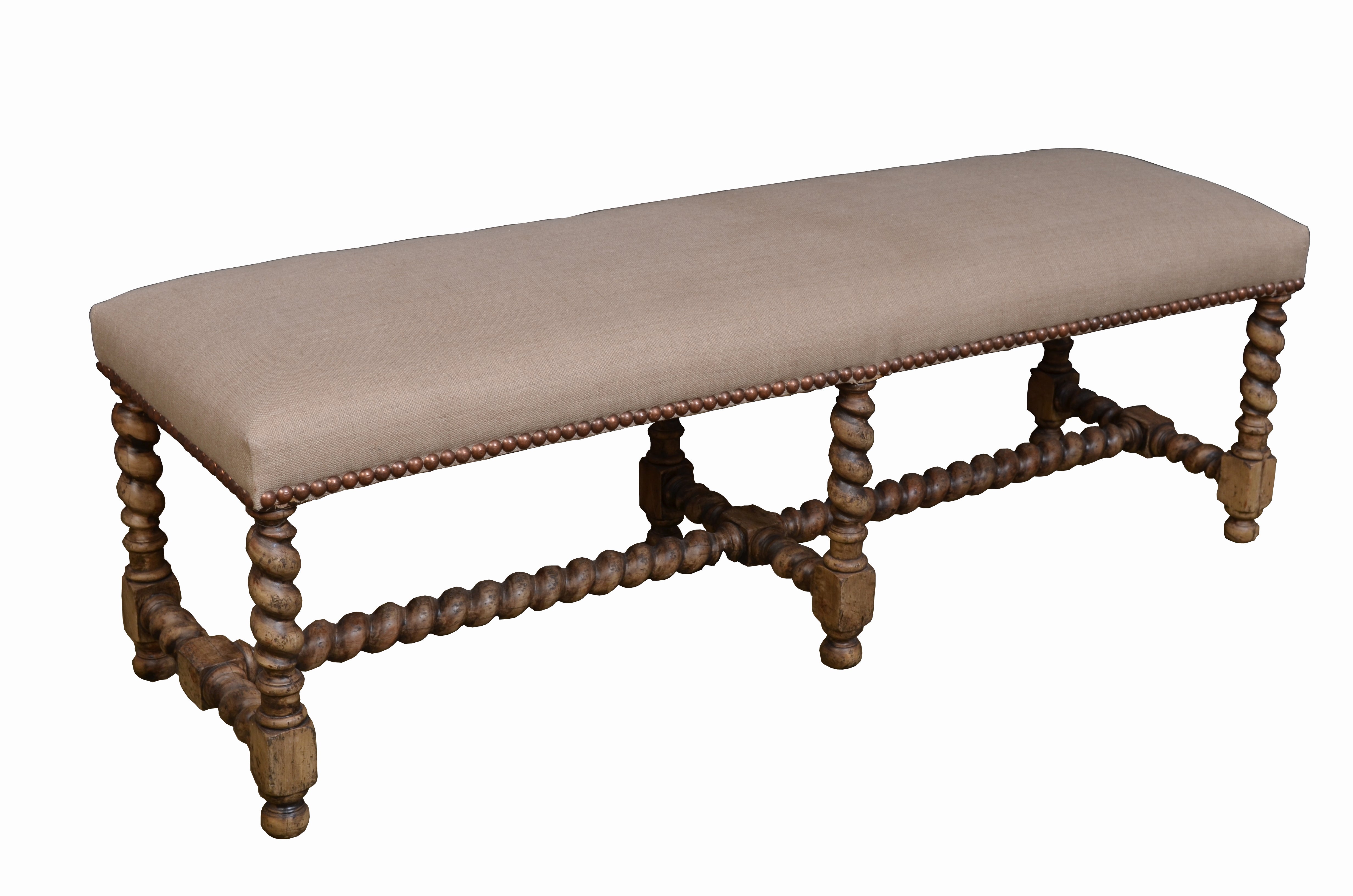 Charles II Style Ottoman
