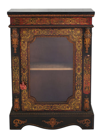 A Mid 19th Century Napoleon III Boulle Pier Cabinet