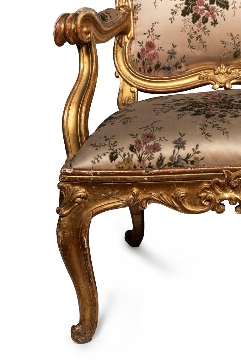 Late 18th Century Venetian Giltwood Suite