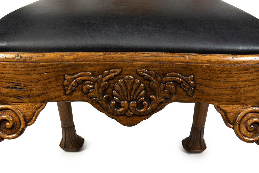 A Queen Anne Style Dining Chair