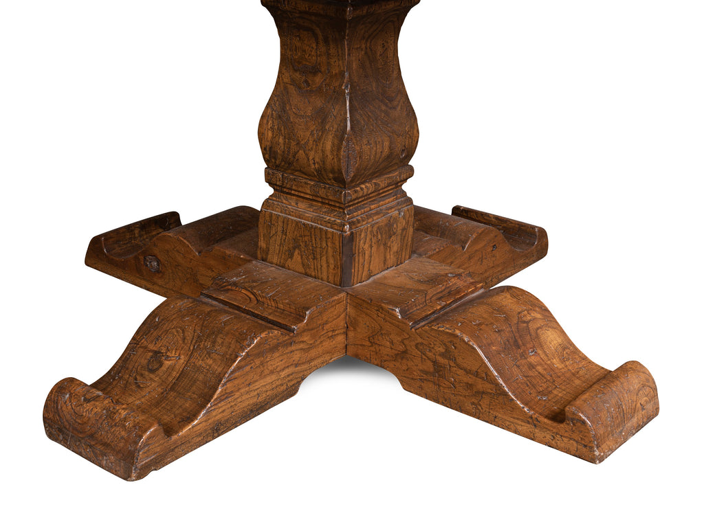 A Round 'Parquet D'Versailles' Style Table