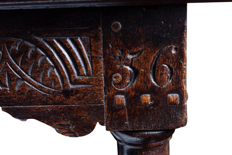 A 17th Century Cromwellian English Oak Refectory Table